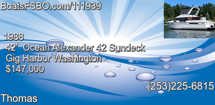 Ocean Alexander 42 Sundeck