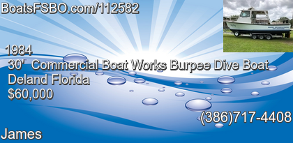 Commercial Boat Works Burpee Dive Boat