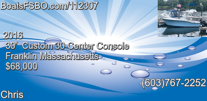 Custom 30 Center Console