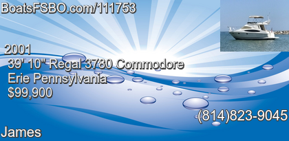 Regal 3780 Commodore