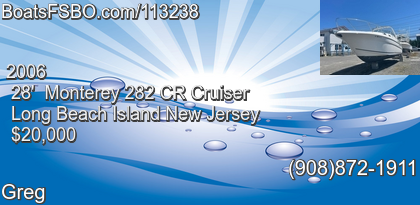Monterey 282 CR Cruiser