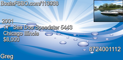 Sea Doo Speedster 5443